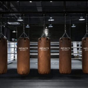 Sac de frappe boxe anglaise en cuir
