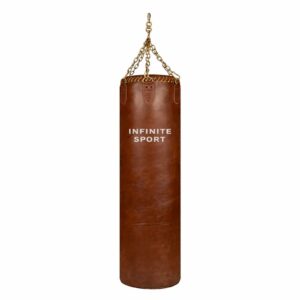 Sac de frappe pied poing en cuir