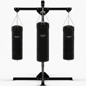 Portique 4 sacs de frappe sans fixation