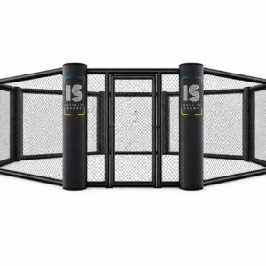 Cage de MMA au sol