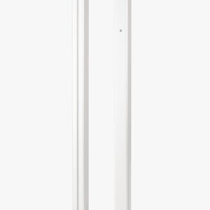 INFINITE SPORT – Paire de Poteaux de Tennis Aluminium Carré 80x80mm Laqué Blanc – Treuil à Crémaillère Intérieur Incorporé – Installation à Fourreaux