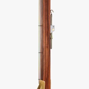 INFINITE SPORT – Paire de Poteaux de Tennis Bois Traité Carré 100x100mm – Platine – Treuil Crémaillère Laiton Massif, Capuchon Anti-UV