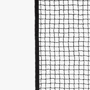 INFINITE SPORT – Filet de Tennis Standard Maille Simple Polyéthylène 3,5mm avec Nœuds – Câble Acier Gainé & Régulateur Polyester